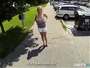 dirty Flix - Iren - Casual cock riding outdoors