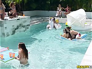 epic pool party turns into an orgy
